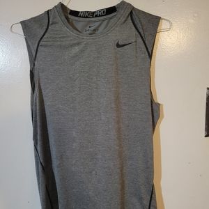 Gray Sleeveless Nike Shirt